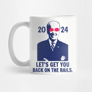 Dark Brandon, Let's Get You Back On The Rails. 2024 Mug